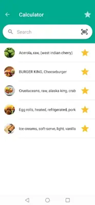 Dietary Calorie Counter android App screenshot 2